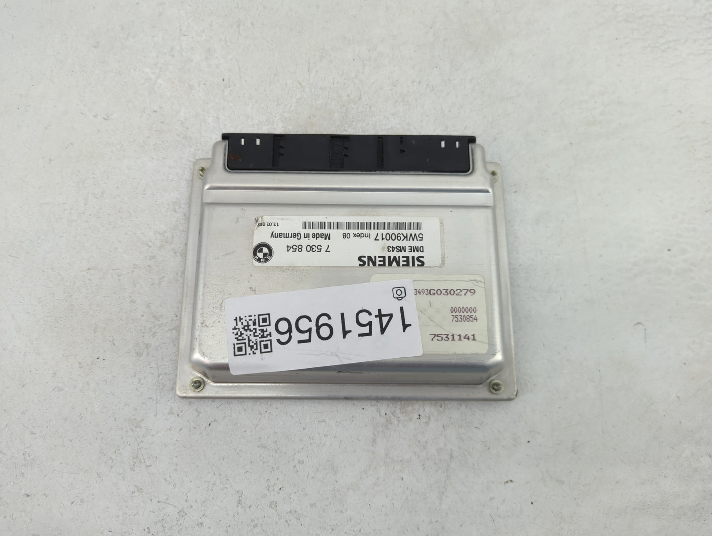 2001-2003 Bmw 525i PCM Engine Control Computer ECU ECM PCU OEM P/N:5WK90017 7 530 854 Fits Fits 2001 2002 2003 OEM Used Auto