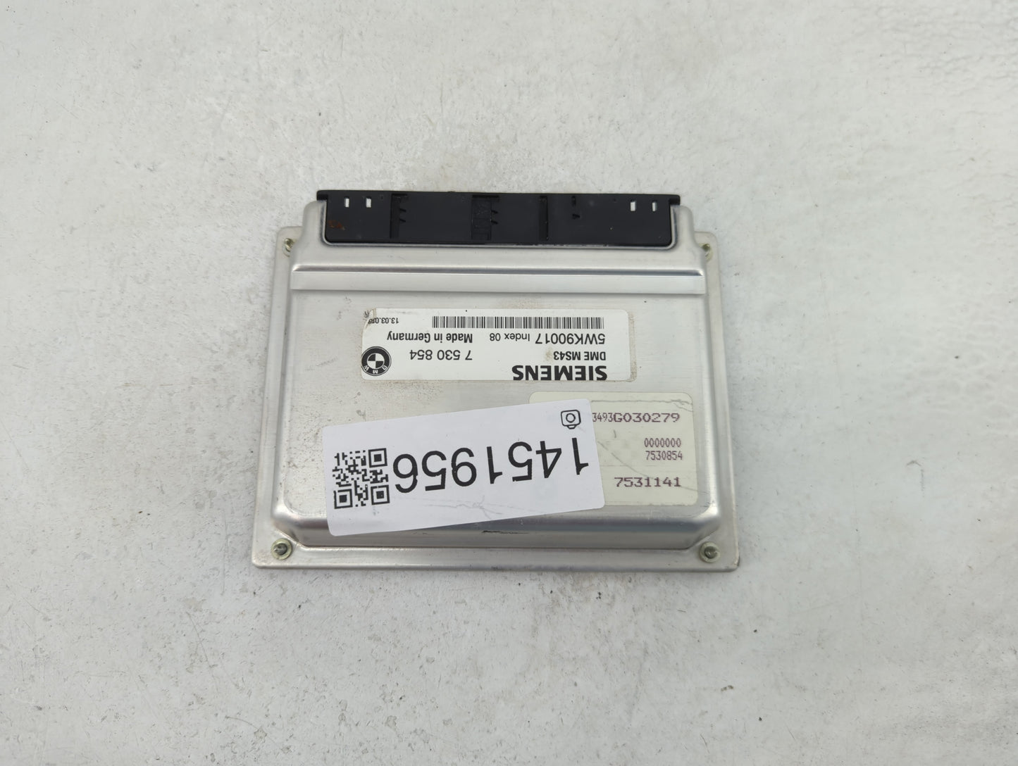2001-2003 Bmw 525i PCM Engine Control Computer ECU ECM PCU OEM P/N:5WK90017 7 530 854 Fits Fits 2001 2002 2003 OEM Used Auto