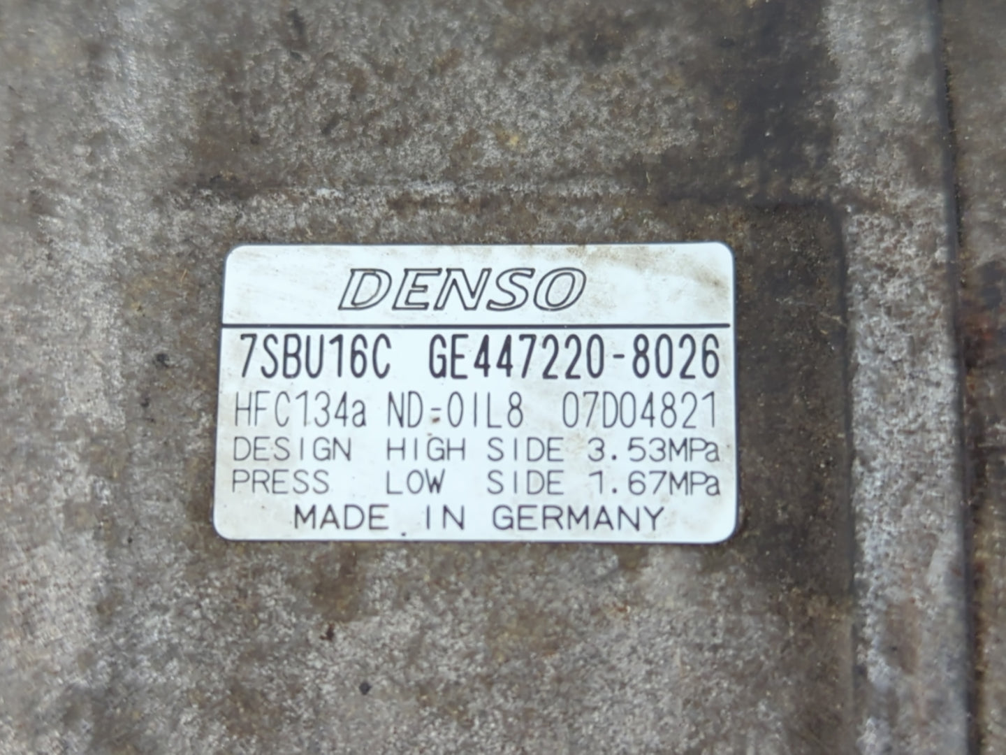 2001-2003 Bmw 525i Air Conditioning A/c Ac Compressor Oem - Oemusedautoparts1.com