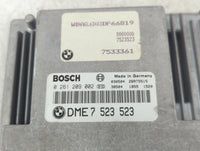 2003 Bmw 745i PCM Engine Control Computer ECU ECM PCU OEM P/N:0 261 209 002 DME 7 523 523 Fits OEM Used Auto Parts - Oemused