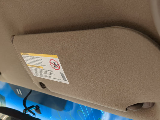 2000-2005 Buick Century Sun Visor Shade Replacement Passenger Right Mirror Fits Fits 2000 2001 2002 2003 2004 2005 OEM Used 