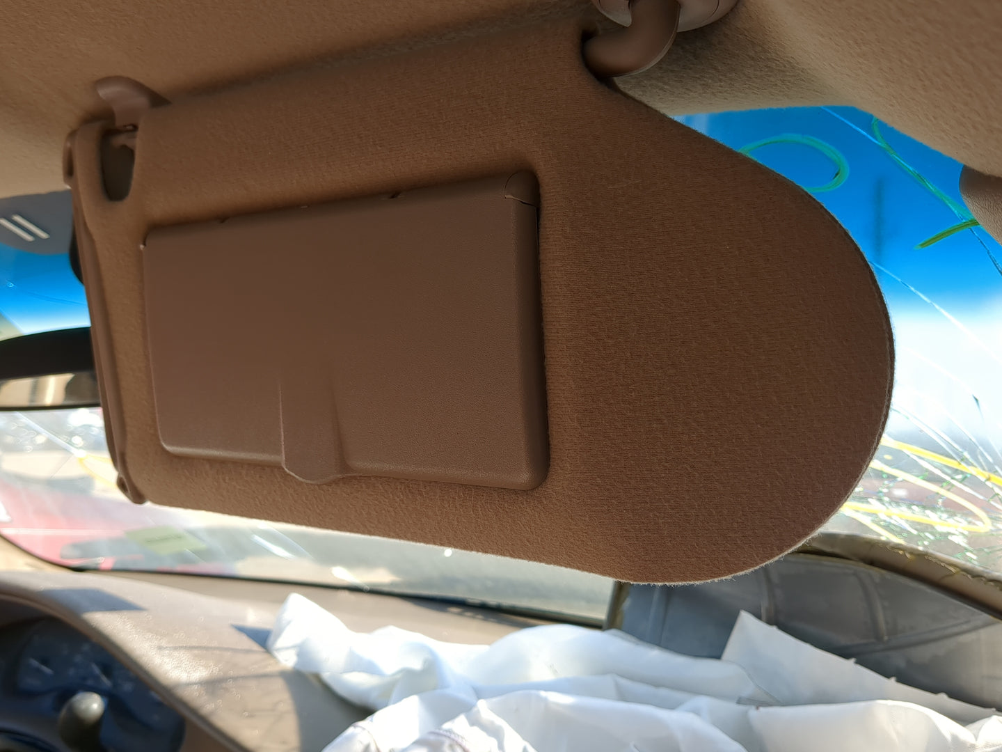 2000-2005 Buick Century Sun Visor Shade Replacement Passenger Right Mirror Fits Fits 2000 2001 2002 2003 2004 2005 OEM Used 