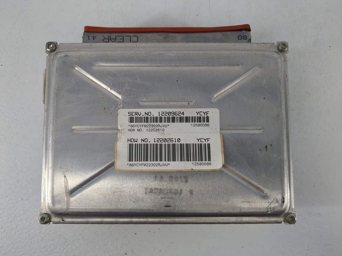 2001-2003 Buick Lesabre PCM Engine Control Computer ECU ECM PCU OEM P/N:12209624 12580086, 12202610 Fits Fits 2000 2001 2002