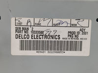2002-2003 Buick Rendezvous Radio AM FM Cd Player Receiver Replacement P/N:10333580 Fits Fits 2002 2003 OEM Used Auto Parts -