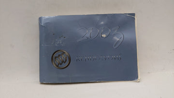 2003 Buick Rendezvous Owners Manual Book Guide OEM Used Auto Parts - Oemusedautoparts1.com