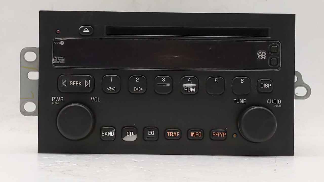 2002-2003 Buick Rendezvous Radio AM FM Cd Player Receiver Replacement P/N:10333580 Fits Fits 2002 2003 OEM Used Auto Parts -