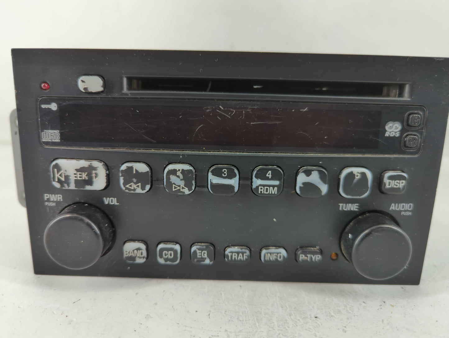 2002-2003 Buick Rendezvous Radio AM FM Cd Player Receiver Replacement P/N:10333580 Fits Fits 2002 2003 OEM Used Auto Parts -