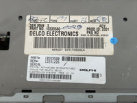 2002-2003 Buick Rendezvous Radio AM FM Cd Player Receiver Replacement P/N:10333580 Fits Fits 2002 2003 OEM Used Auto Parts -