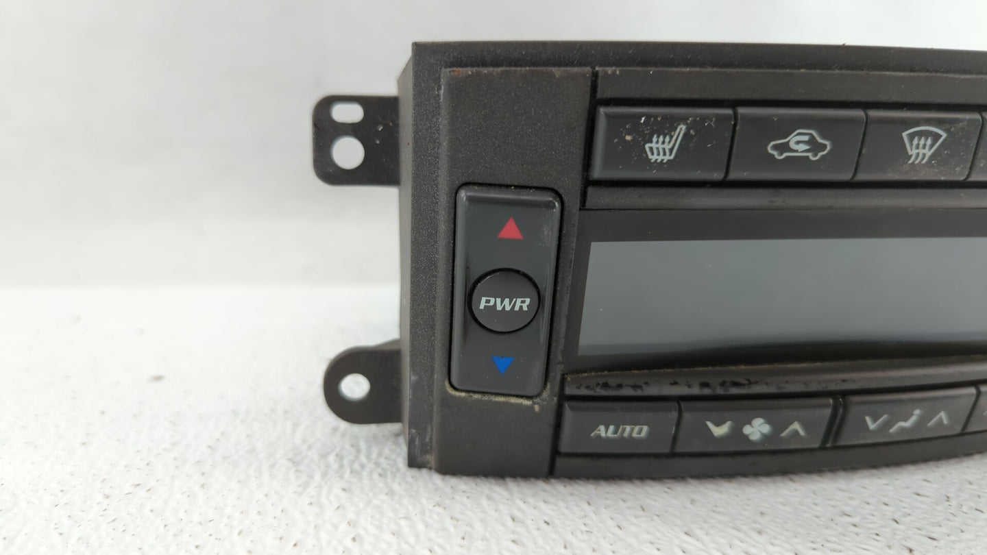 2003 Cadillac Cts Climate Control Module Temperature AC/Heater Replacement P/N:25743625 Fits OEM Used Auto Parts - Oemusedau