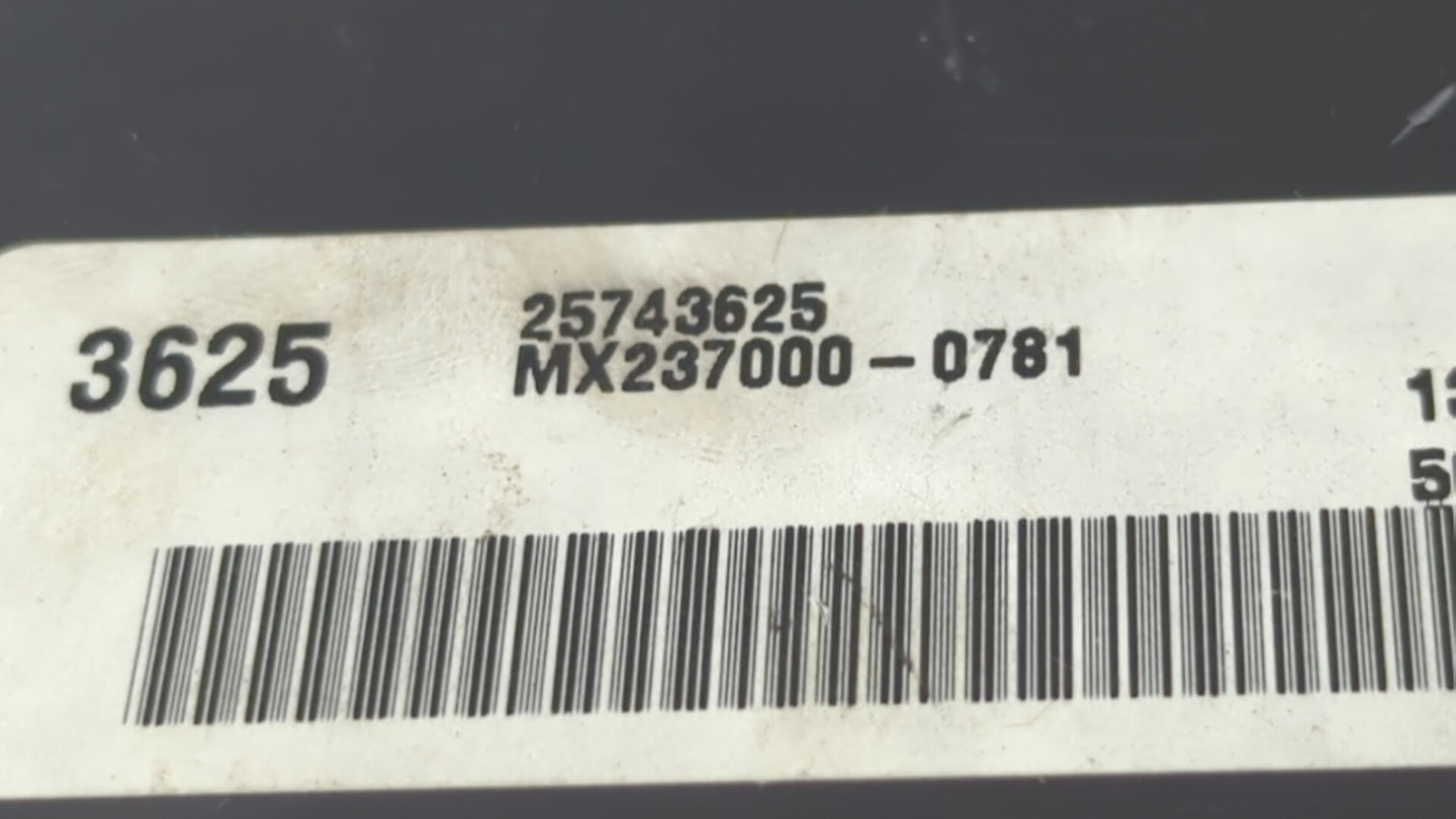 2003 Cadillac Cts Climate Control Module Temperature AC/Heater Replacement P/N:25743625 Fits OEM Used Auto Parts - Oemusedau