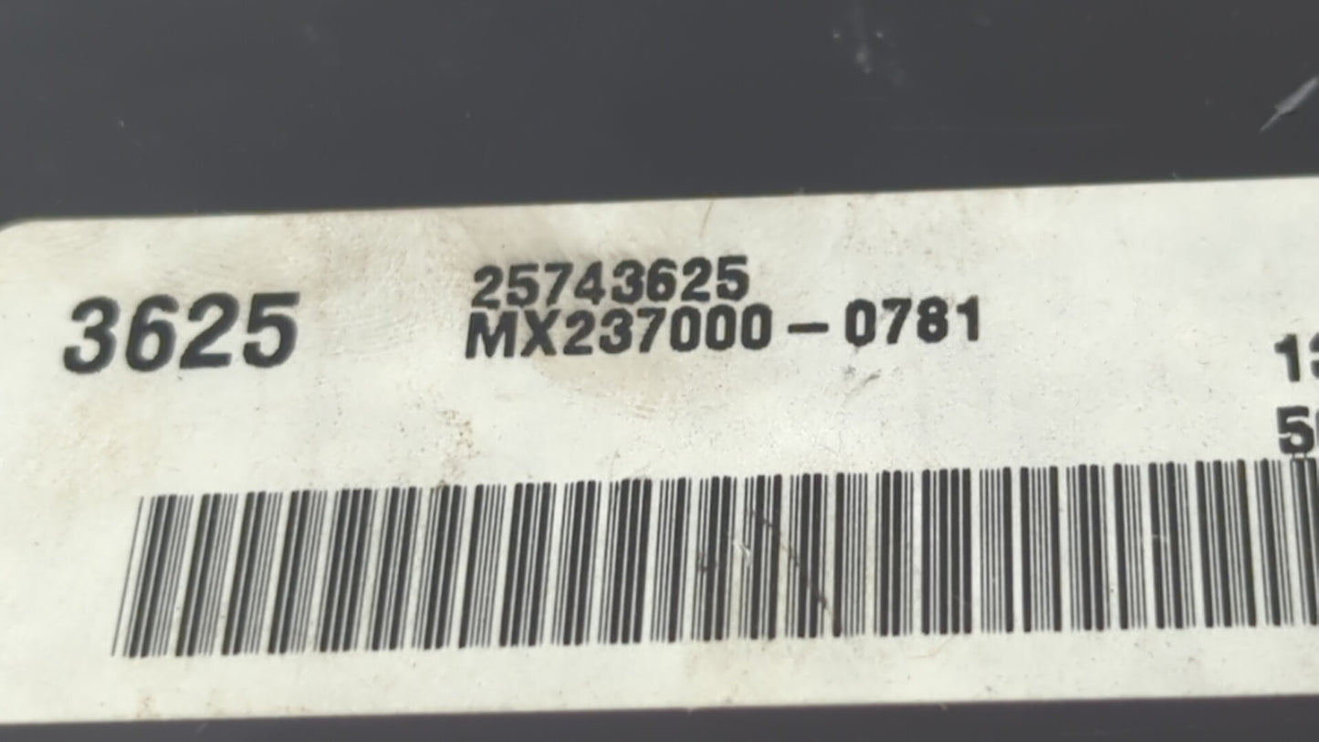 2003 Cadillac Cts Climate Control Module Temperature AC/Heater Replacement P/N:25743625 Fits OEM Used Auto Parts - Oemusedau