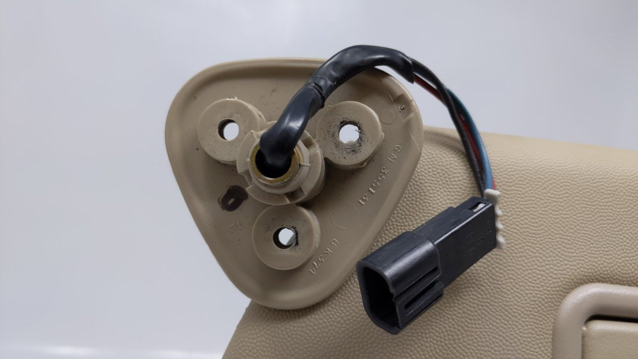 2003 Cadillac Cts Sun Visor Shade Replacement Driver Left Mirror Fits OEM Used Auto Parts - Oemusedautoparts1.com