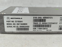 2003 Cadillac Cts Bluetooth Phone Communication Control Module Ccm Oem - Oemusedautoparts1.com