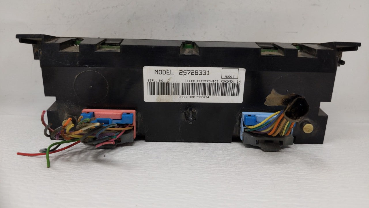 2000-2005 Cadillac Deville Climate Control Module Temperature AC/Heater Replacement P/N:25770176 25757867 Fits OEM Used Auto