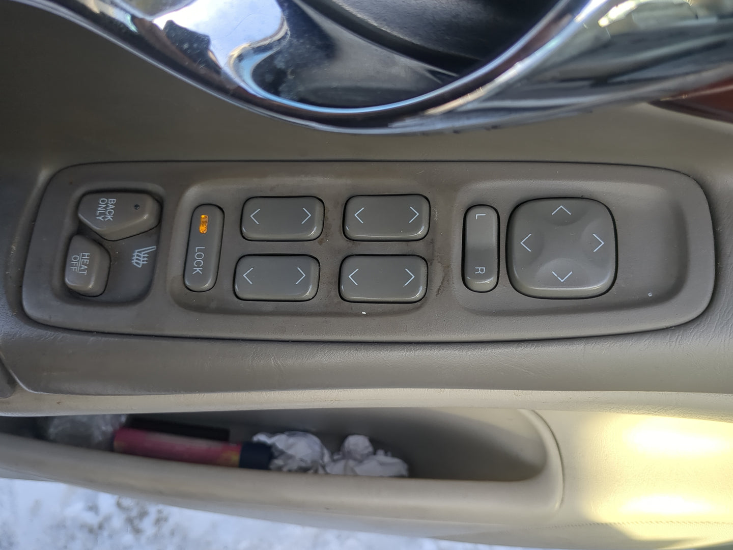 2003 Cadillac Deville Master Power Window Switch Replacement Driver Side Left Fits OEM Used Auto Parts - Oemusedautoparts1.c