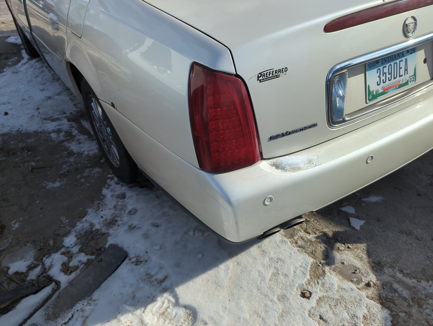 2000-2005 Cadillac Deville Rear Bumper Assembly Oem - Oemusedautoparts1.com