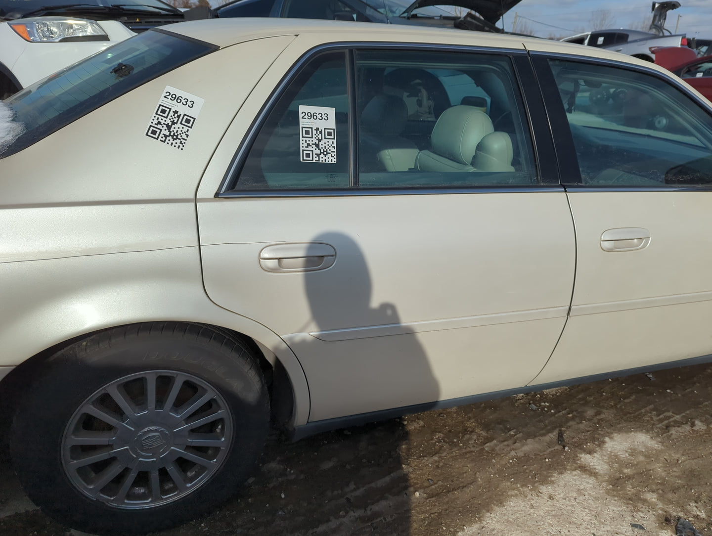 2000-2005 Cadillac Deville Passenger Rear Door Oem - Oemusedautoparts1.com