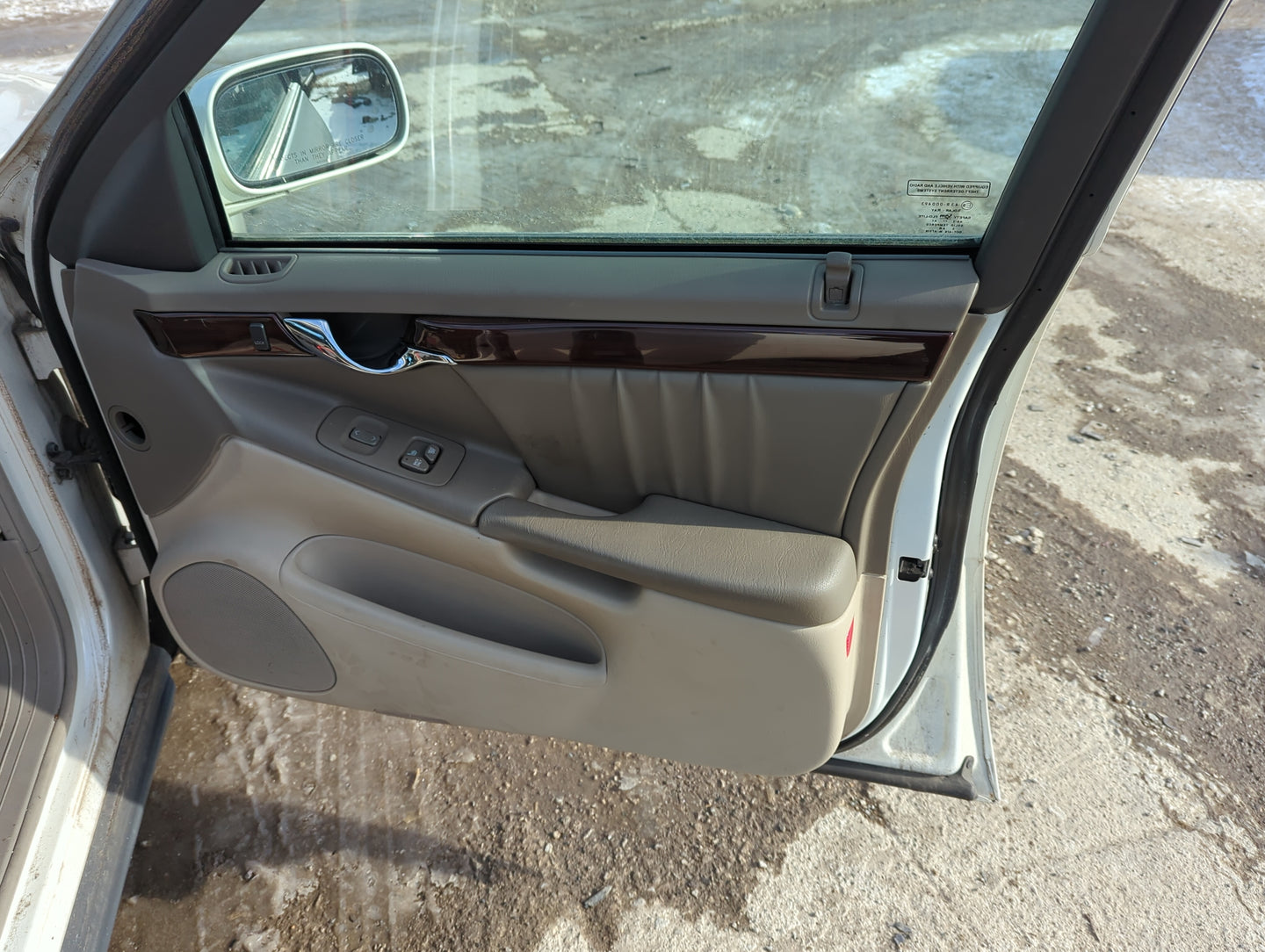 2003 Cadillac Deville Front Right Passenger Interior Door Panel Trim - Oemusedautoparts1.com