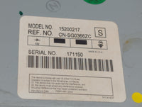 2002-2003 Cadillac Escalade Radio AM FM Cd Player Receiver Replacement P/N:15200217 Fits Fits 2001 2002 2003 OEM Used Auto P