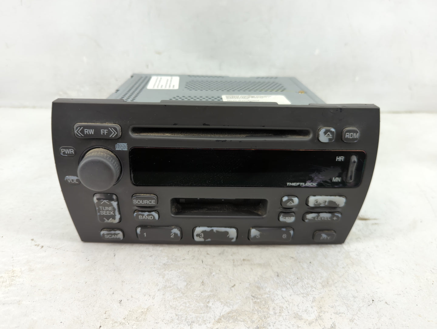 2002-2004 Cadillac Seville Radio AM FM Cd Player Receiver Replacement P/N:25749791 Fits Fits 2002 2003 2004 2005 OEM Used Au