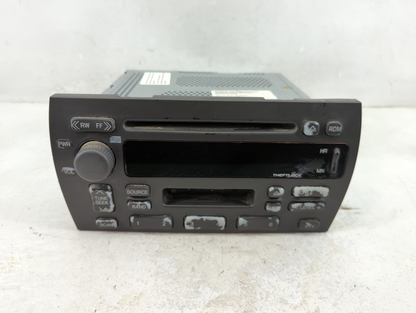 2002-2004 Cadillac Seville Radio AM FM Cd Player Receiver Replacement P/N:25749791 Fits Fits 2002 2003 2004 2005 OEM Used Au