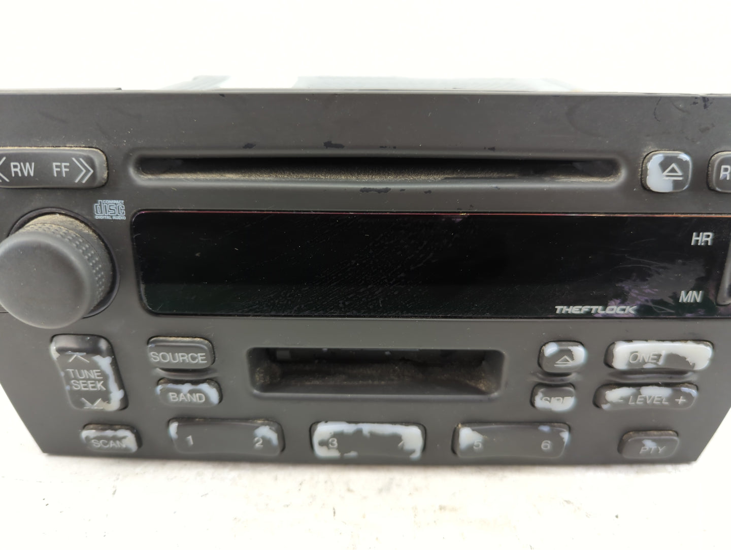 2002-2004 Cadillac Seville Radio AM FM Cd Player Receiver Replacement P/N:25749791 Fits Fits 2002 2003 2004 2005 OEM Used Au