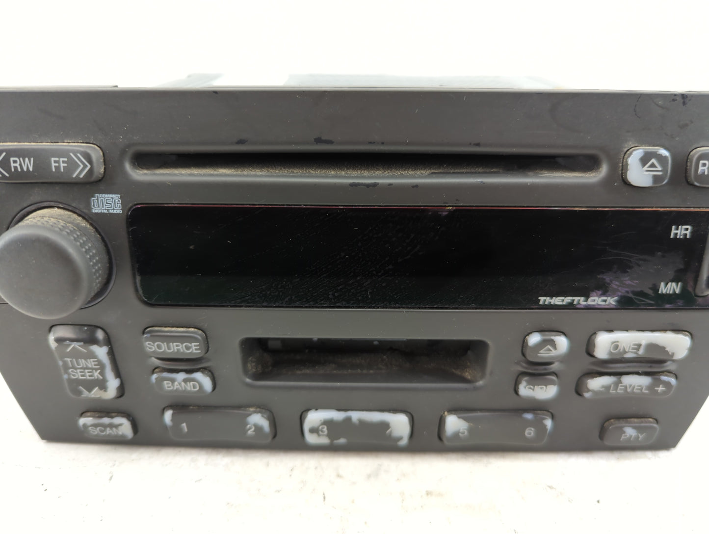 2002-2004 Cadillac Seville Radio AM FM Cd Player Receiver Replacement P/N:25749791 Fits Fits 2002 2003 2004 2005 OEM Used Au