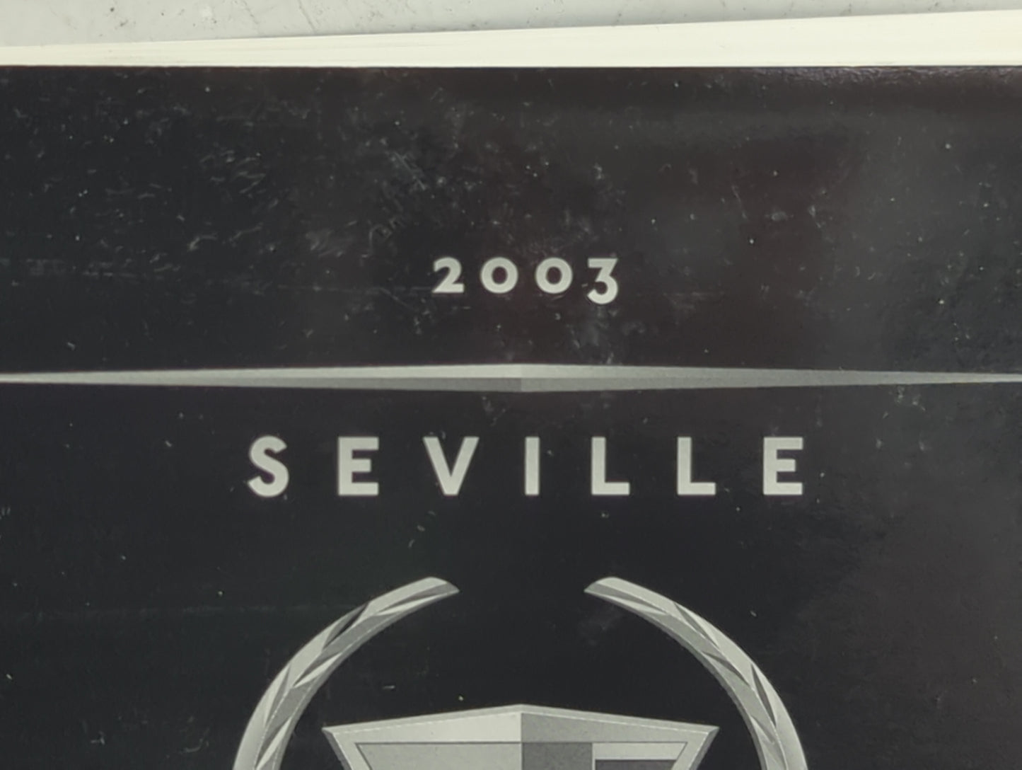 2003 Cadillac Seville Owners Manual Book Guide OEM Used Auto Parts - Oemusedautoparts1.com