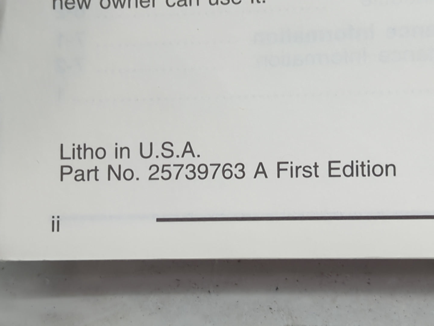 2003 Cadillac Seville Owners Manual Book Guide OEM Used Auto Parts - Oemusedautoparts1.com