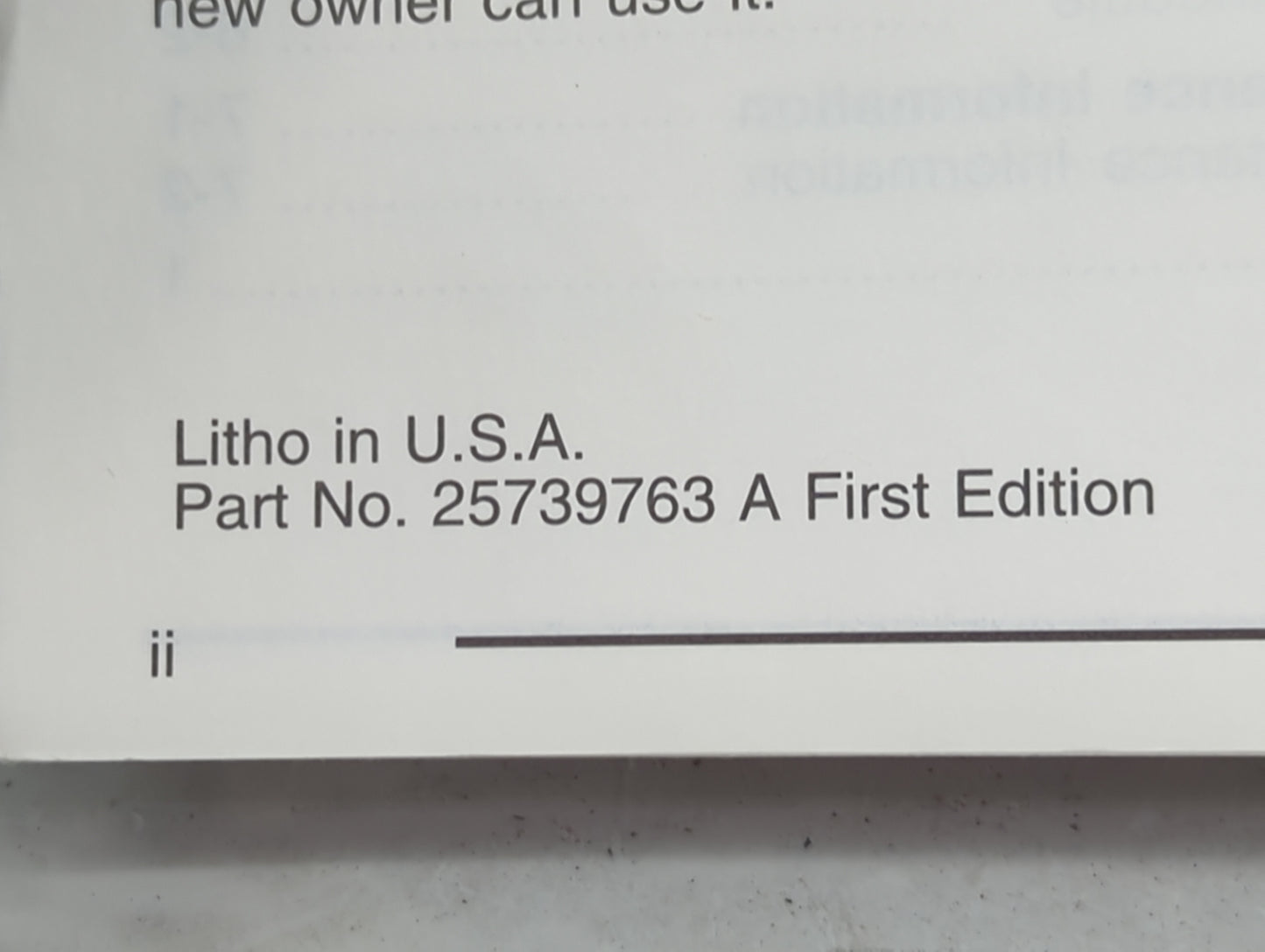 2003 Cadillac Seville Owners Manual Book Guide OEM Used Auto Parts - Oemusedautoparts1.com