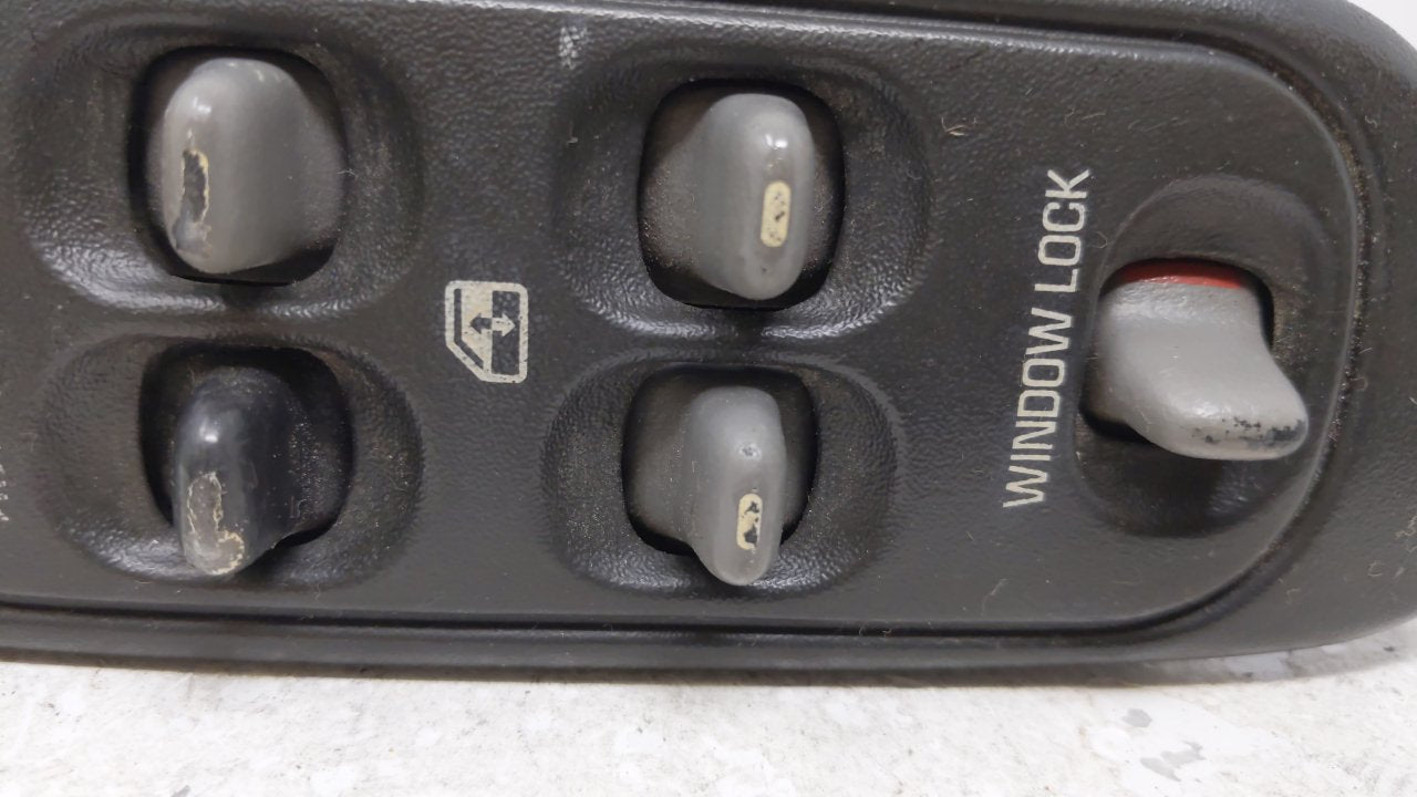 2003 Chevrolet Am Master Power Window Switch Replacement Driver Side Left Fits OEM Used Auto Parts - Oemusedautoparts1.com