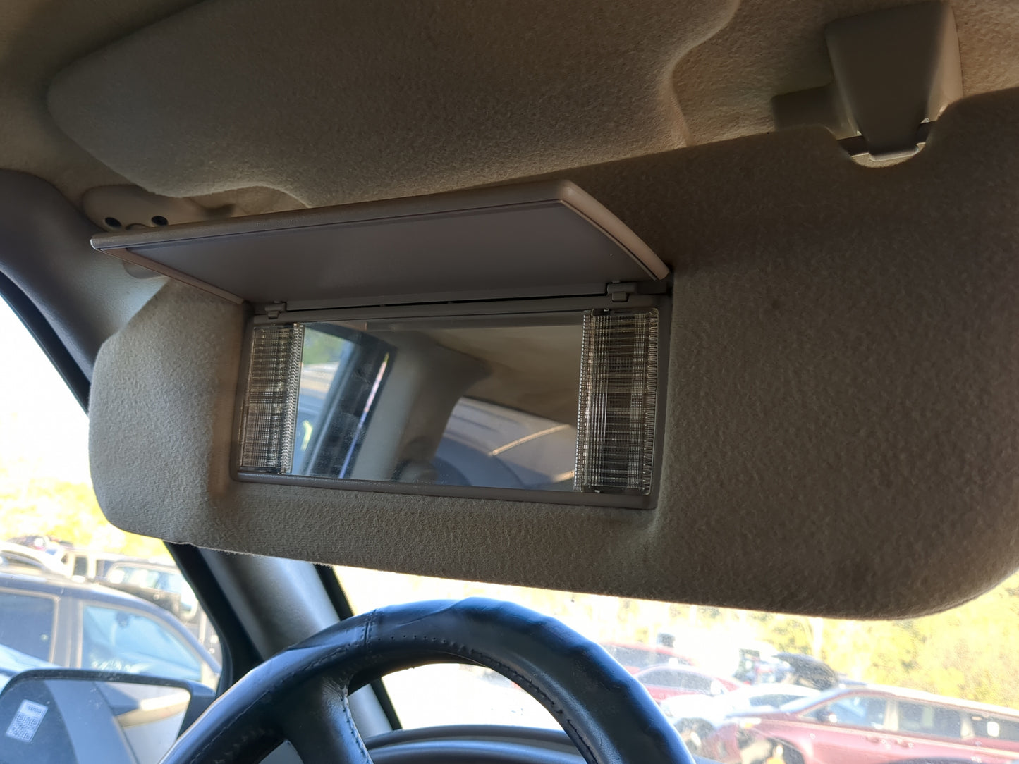 2000-2005 Chevrolet Astro Sun Visor Shade Replacement Driver Left Mirror Fits Fits 2000 2001 2002 2003 2004 2005 OEM Used Au