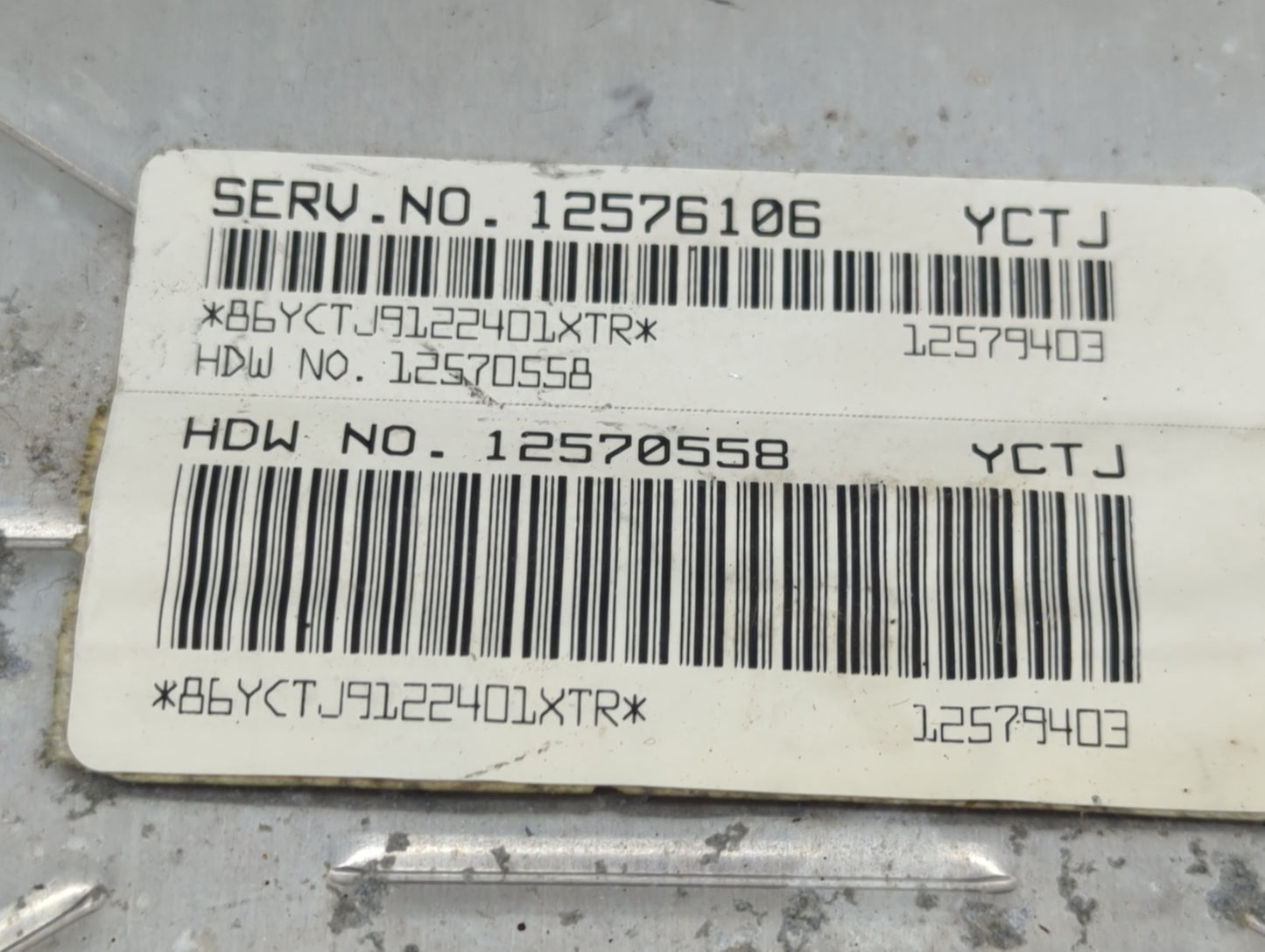 2003 Chevrolet Astro PCM Engine Control Computer ECU ECM PCU OEM P/N:12570558 12576106 Fits Fits 2004 OEM Used Auto Parts - 