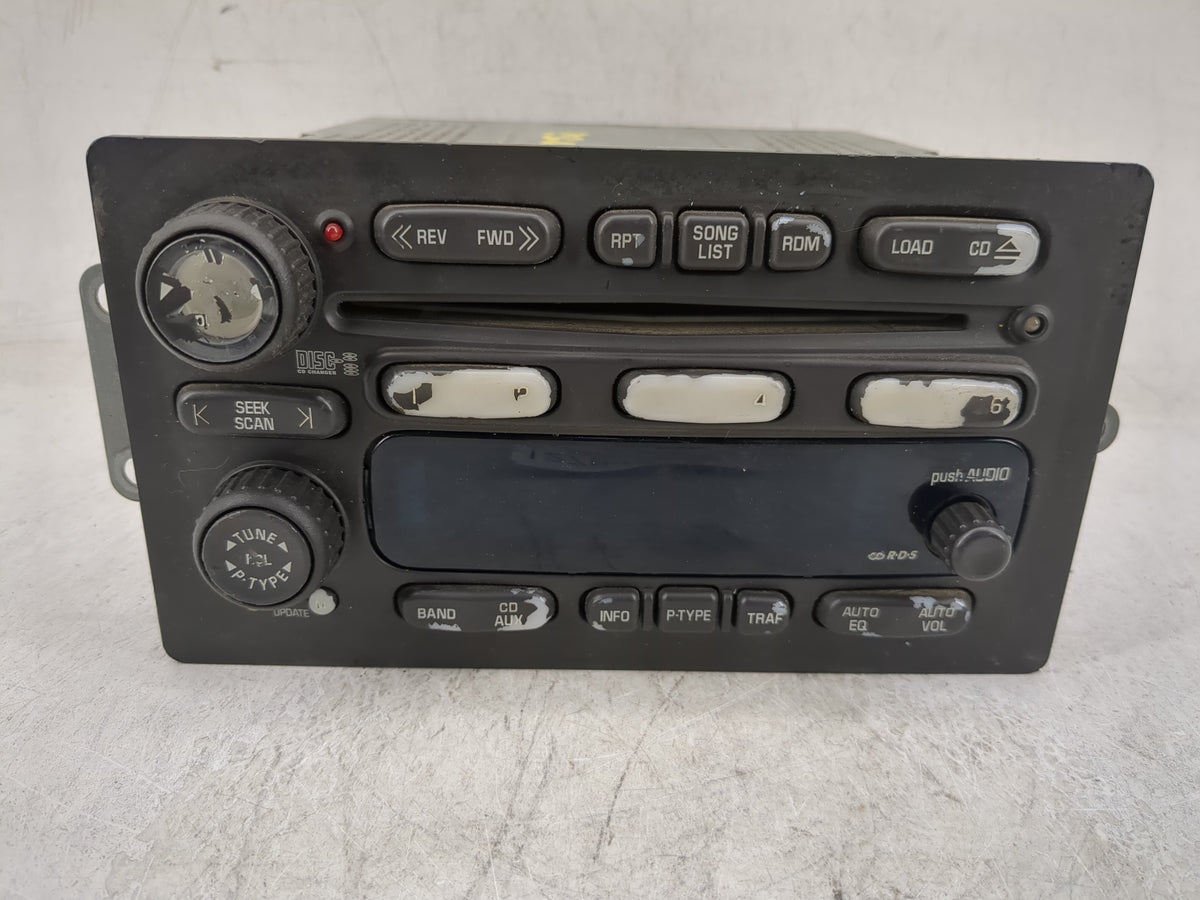 2003-2005 Chevrolet Avalanche 1500 Radio AM FM Cd Player Receiver Replacement P/N:15184935 Fits Fits 2003 2004 2005 2006 OEM