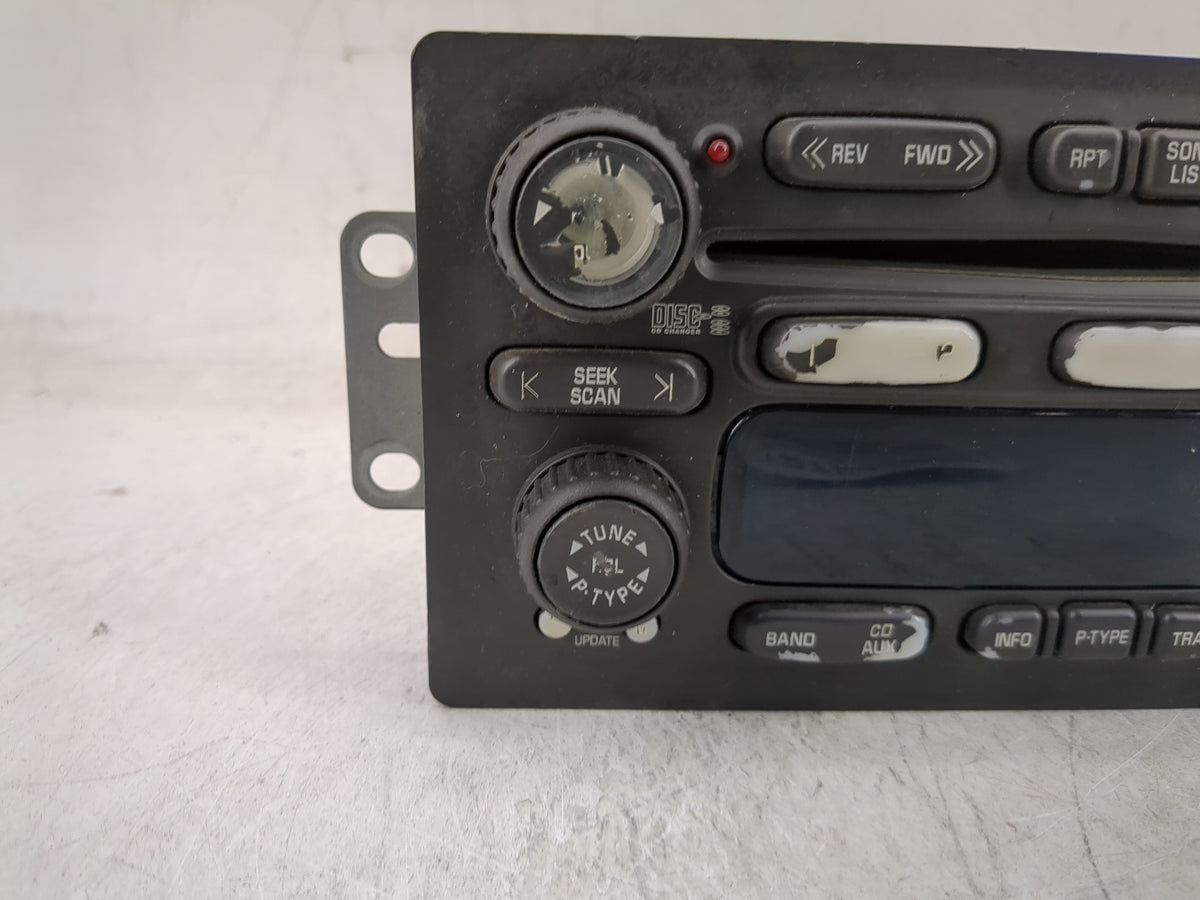 2003-2005 Chevrolet Avalanche 1500 Radio AM FM Cd Player Receiver Replacement P/N:15184935 Fits Fits 2003 2004 2005 2006 OEM