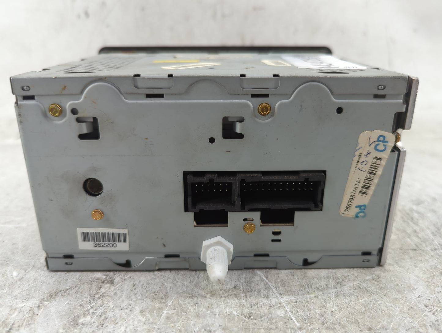 2002-2003 Chevrolet Blazer Radio AM FM Cd Player Receiver Replacement P/N:15091316 12220848 Fits Fits 2002 2003 OEM Used Aut