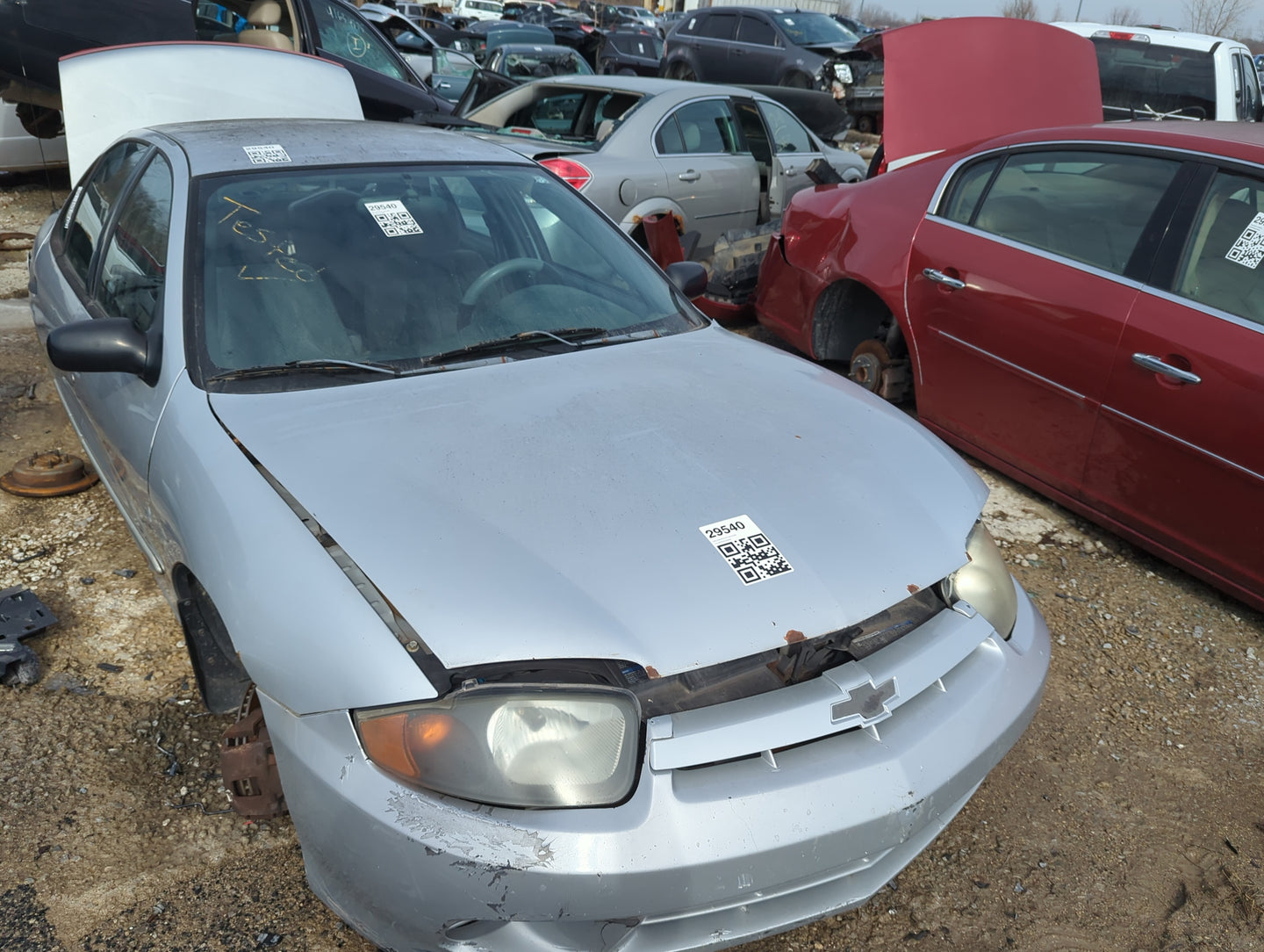 2003-2005 Chevrolet Cavalier Hood Oem - Oemusedautoparts1.com