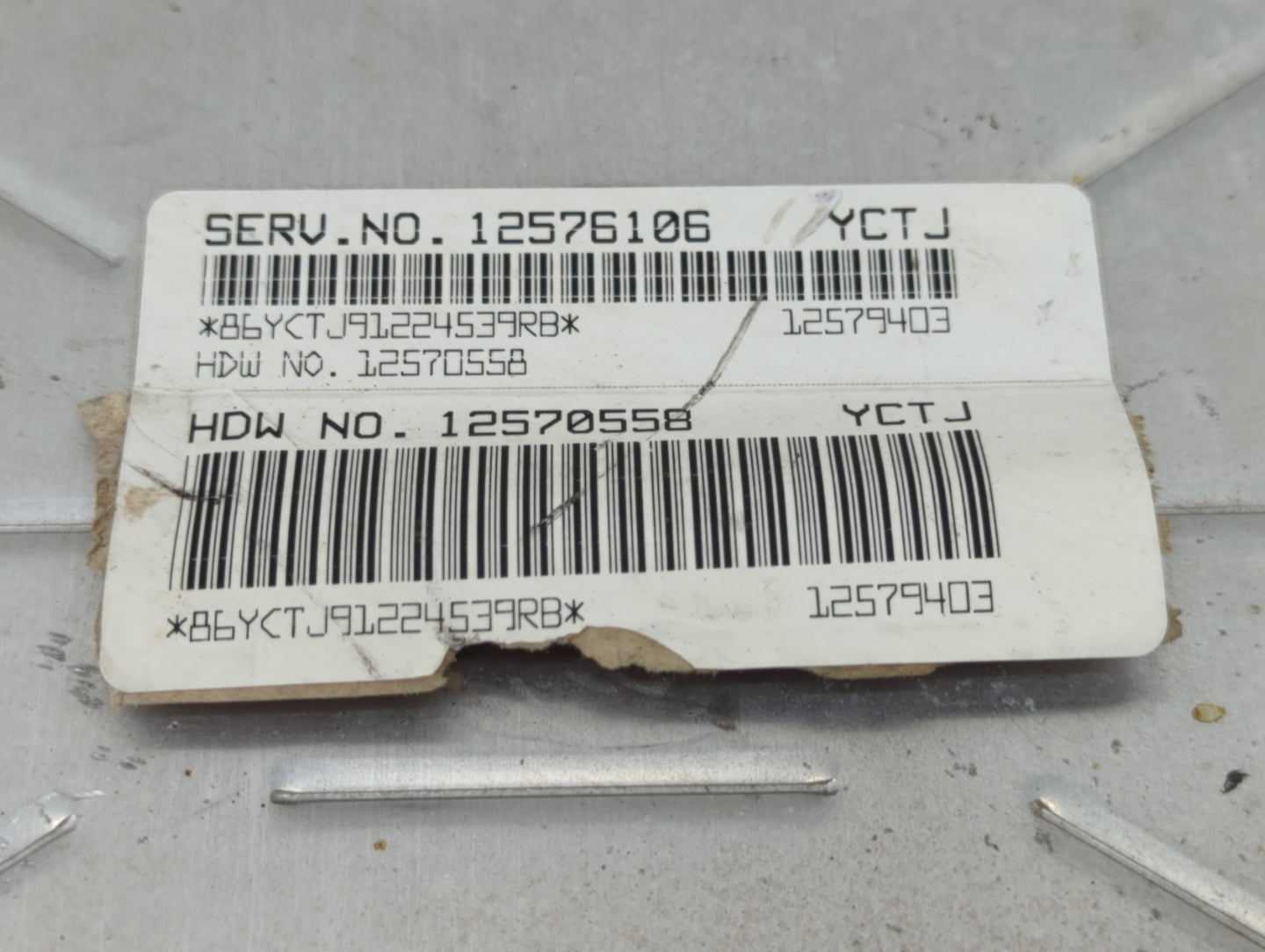 2003 Chevrolet Express 3500 PCM Engine Control Computer ECU ECM PCU OEM P/N:12576106 Fits Fits 2004 OEM Used Auto Parts - Oe