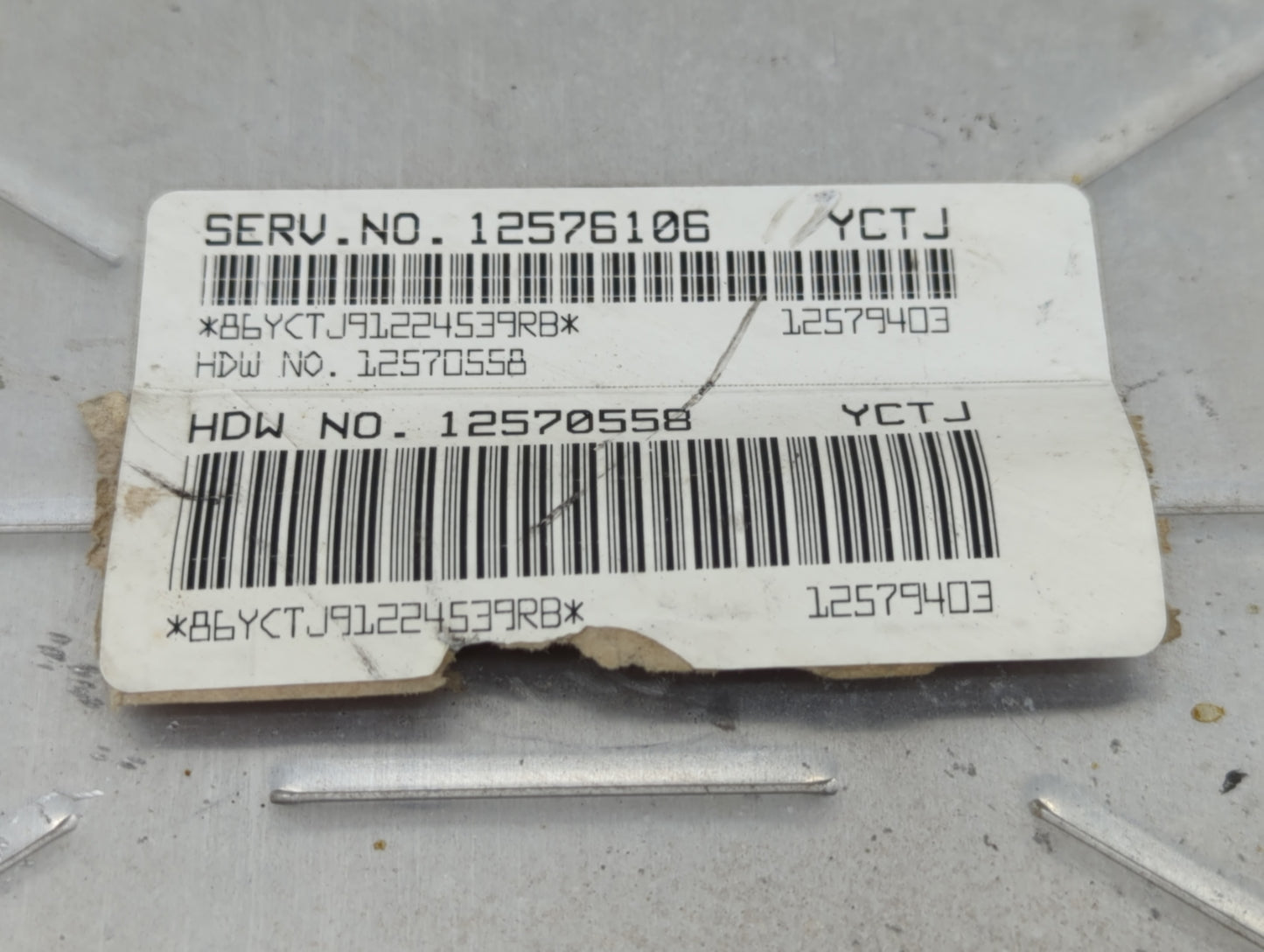2003 Chevrolet Express 3500 PCM Engine Control Computer ECU ECM PCU OEM P/N:12576106 Fits Fits 2004 OEM Used Auto Parts - Oe