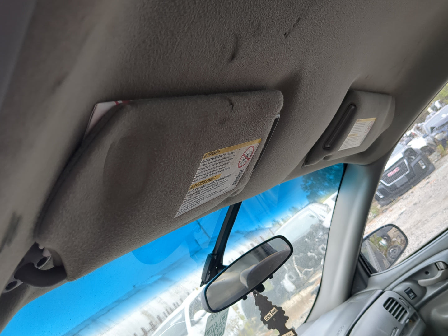 2000-2005 Chevrolet Impala Sun Visor Shade Replacement Driver Left Mirror Fits Fits 2000 2001 2002 2003 2004 2005 OEM Used A