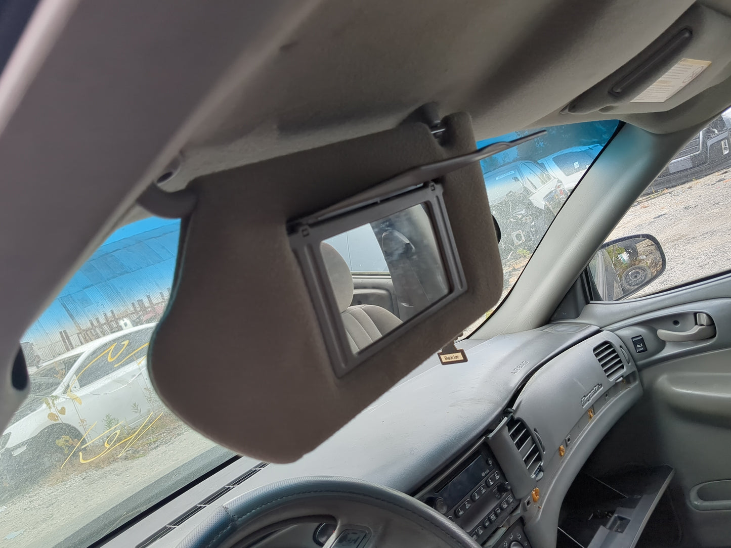 2000-2005 Chevrolet Impala Sun Visor Shade Replacement Driver Left Mirror Fits Fits 2000 2001 2002 2003 2004 2005 OEM Used A