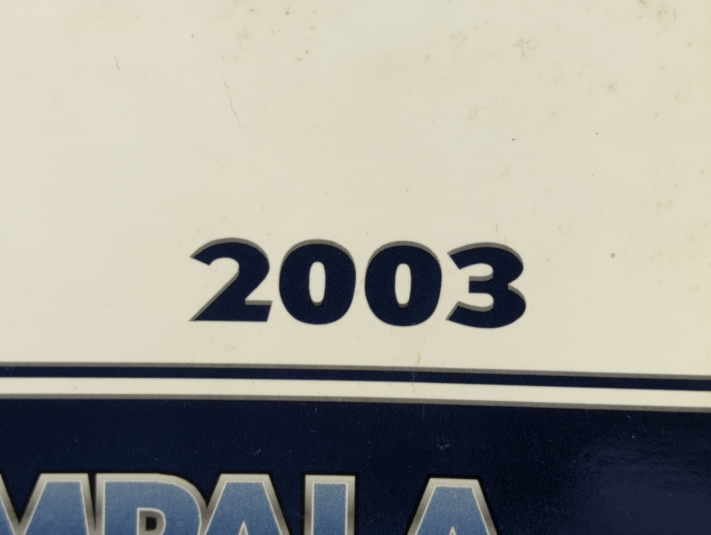 2003 Chevrolet Impala Owners Manual Book Guide P/N:10325249 OEM Used Auto Parts - Oemusedautoparts1.com