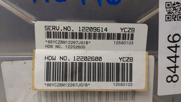 2001-2003 Chevrolet Impala PCM Engine Control Computer ECU ECM PCU OEM P/N:12209614 12583827 Fits Fits 2000 2001 2002 2003 OEM Used Auto Parts
