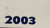 2003 Chevrolet Malibu Owners Manual Book Guide OEM Used Auto Parts - Oemusedautoparts1.com