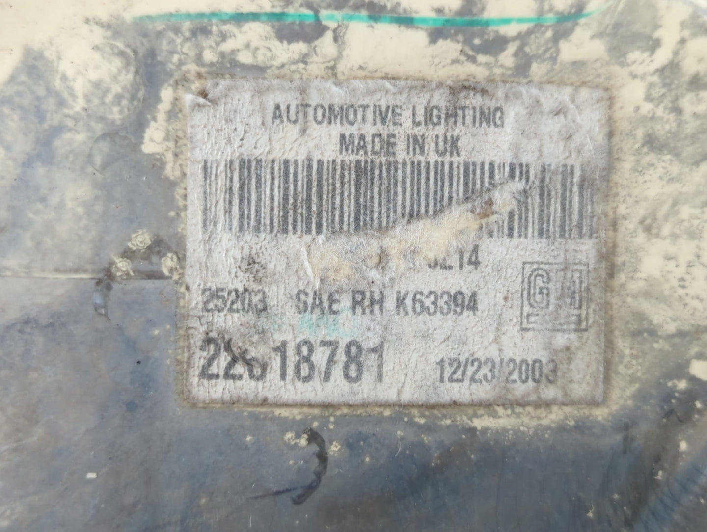 1997-2005 Chevrolet Malibu Passenger Right Oem Head Light Headlight Lamp - Oemusedautoparts1.com