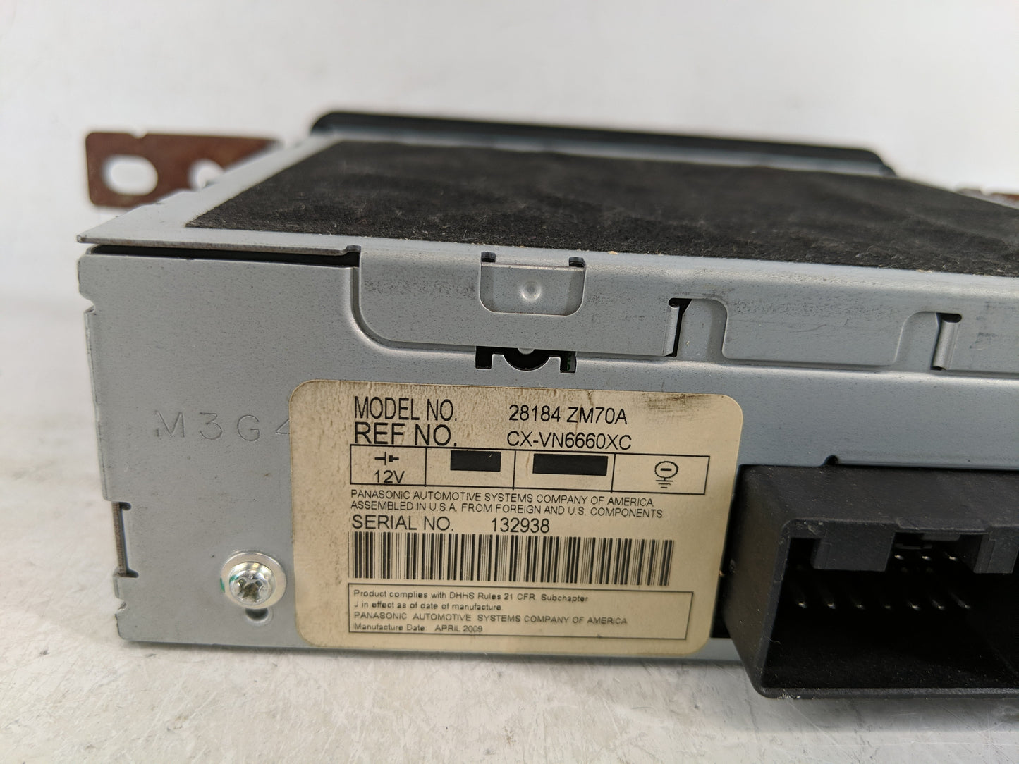 2002-2005 Chevrolet Monte Carlo Radio AM FM Cd Player Receiver Replacement Fits Fits 2002 2003 2004 2005 OEM Used Auto Parts