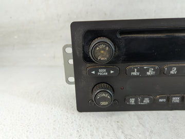 2002-2003 Chevrolet S10 Radio AM FM Cd Player Receiver Replacement P/N:15091316 Fits Fits 2002 2003 OEM Used Auto Parts