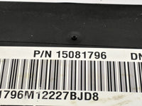 2003 Chevrolet S10 PCM Engine Control Computer ECU ECM PCU OEM P/N:15081796 Fits OEM Used Auto Parts - Oemusedautoparts1.com