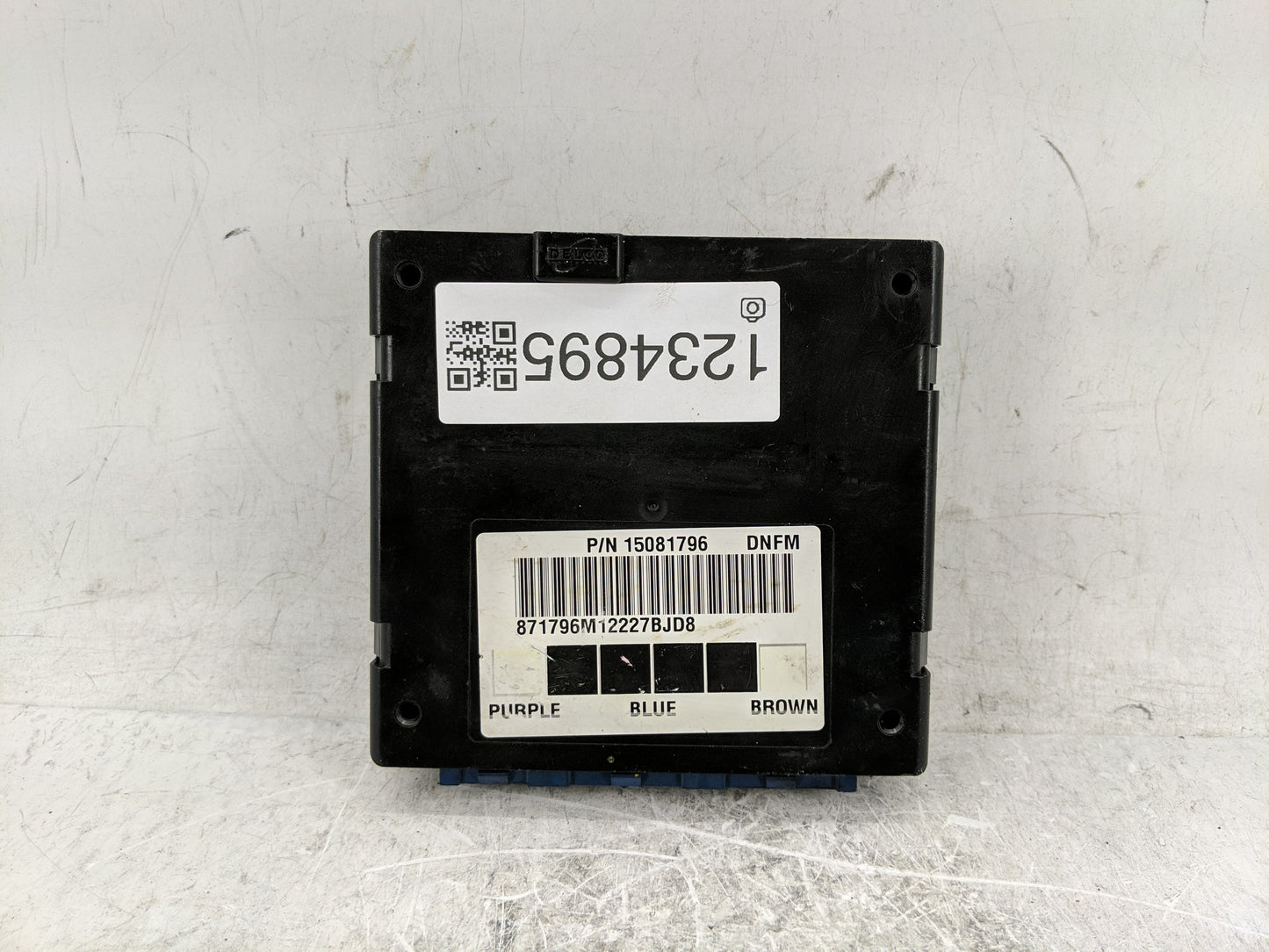 2003 Chevrolet S10 PCM Engine Control Computer ECU ECM PCU OEM P/N:15081796 Fits OEM Used Auto Parts - Oemusedautoparts1.com