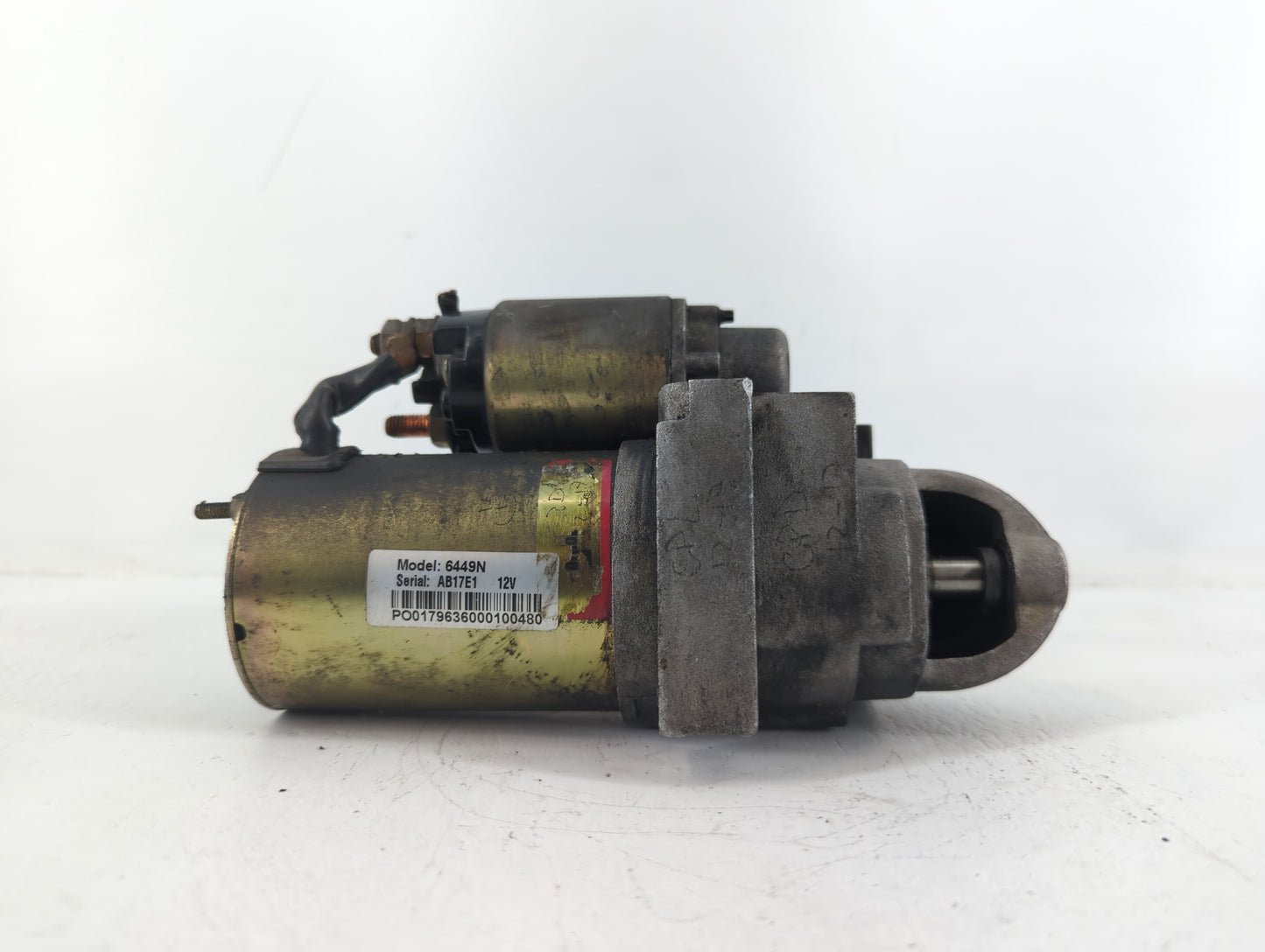 2003 Chevrolet S10 Blazer Car Starter Motor Solenoid OEM P/N:6449N Fits Fits 2001 2002 OEM Used Auto Parts - Oemusedautopart